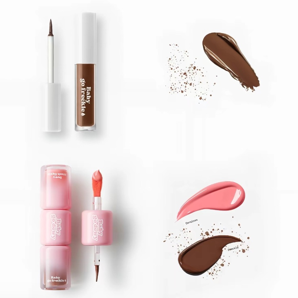 Baby Go Dewy 2 in 1 Freckle Blush and Baby Go Freckle